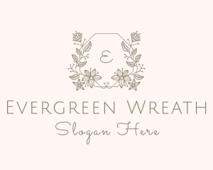 Floral Wedding Decoration  logo design