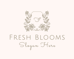 Floral Wedding Decoration  logo design