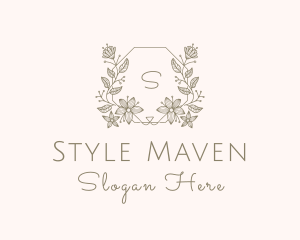 Floral Wedding Decoration  logo design