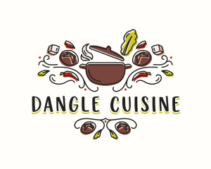 Culinary Restaurant Pot logo design