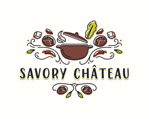 Culinary Restaurant Pot logo design