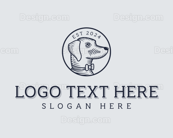 Pet Dog Veterinarian Logo