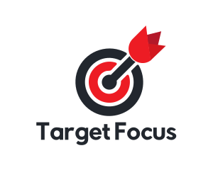 Rose Flower Target logo design