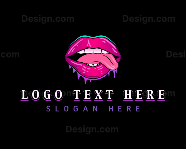 Sexy Erotic Lips Logo