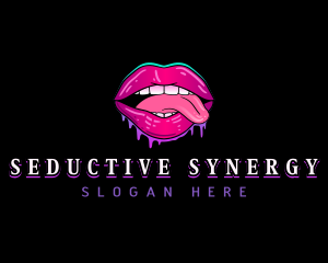 Sexy Erotic Lips logo design