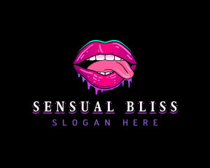 Sexy Erotic Lips logo design