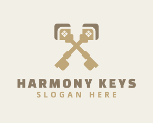 Property Home Key logo design