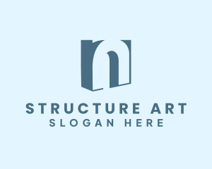 Architecture Arc Letter N logo