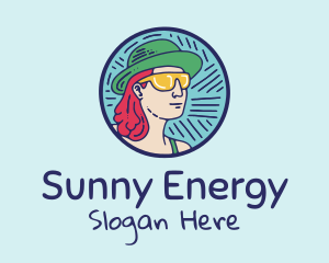 Colorful Sunnies Girl logo
