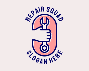 Mechanic Repair Wrench  logo design