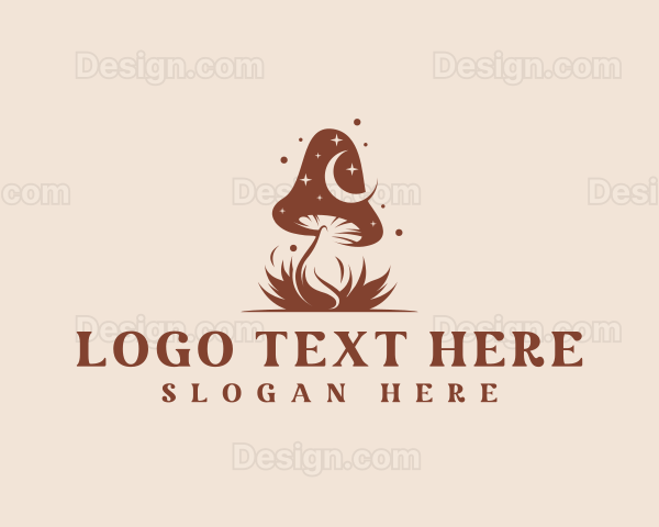 Eco Magical Mushroom Logo