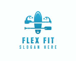 Fitness Sports Kayak logo design