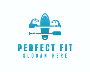 Fitness Sports Kayak logo design