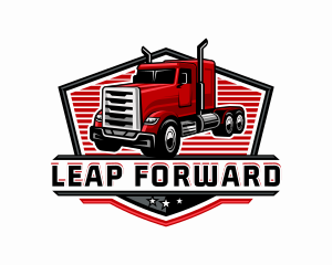 Truck Forwarding Freight logo design