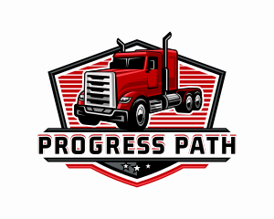 Truck Forwarding Freight logo design