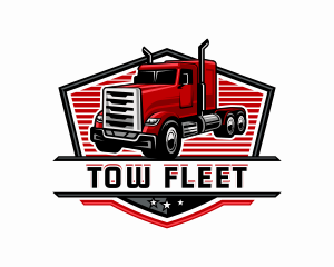 Truck Forwarding Freight logo design