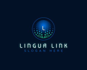 Network Link Technology logo design