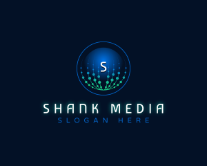 Network Link Technology logo design