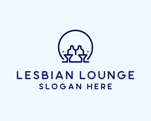 Minimalist Cocktail Bar logo design