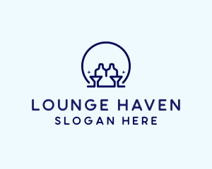 Minimalist Cocktail Bar logo design