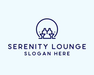 Minimalist Cocktail Bar logo design