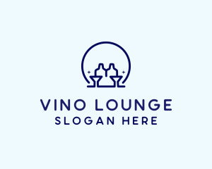 Minimalist Cocktail Bar logo design