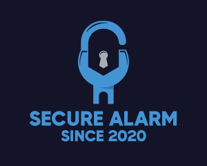 House Security Lock logo design