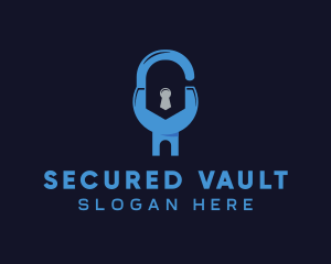 House Security Lock logo design