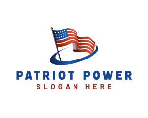 American Flag Patriot logo