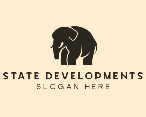 Wild Elephant Safari Logo