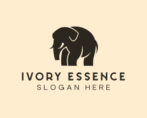 Wild Elephant Safari logo design