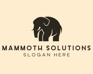 Wild Elephant Safari logo design