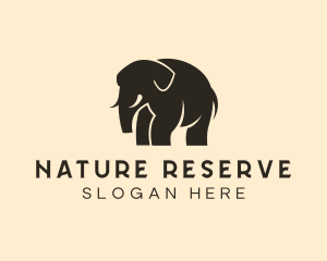 Wild Elephant Safari logo design