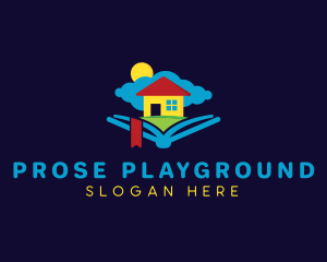 Kindergarten Book School logo design