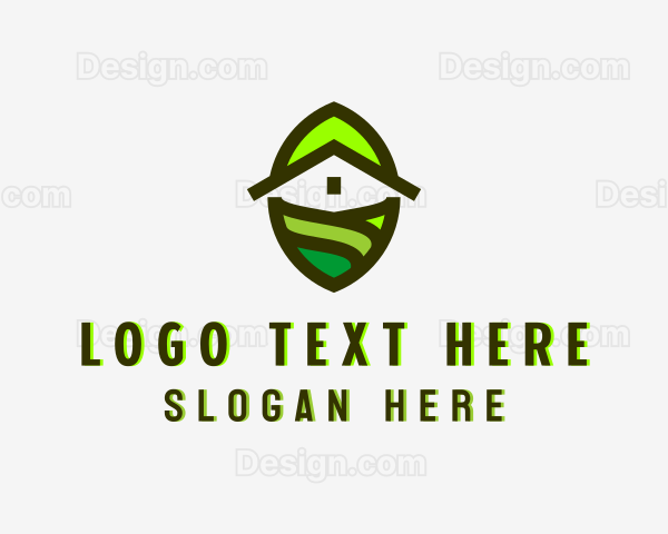 Home Gardening Lawn Care Logo