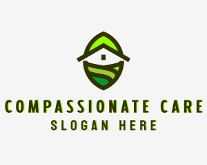 Home Gardening Lawn Care logo design