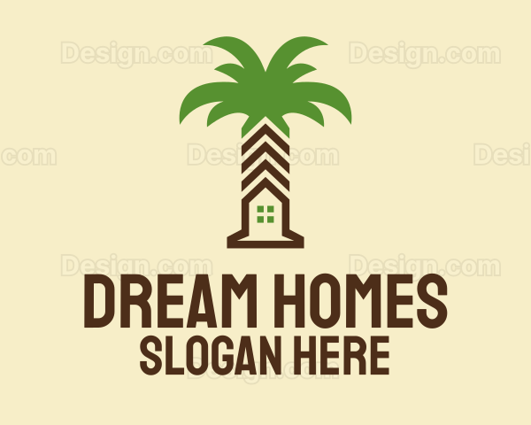 House Landscape Contractor Logo