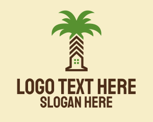 Lodge - House Landscape Contractor logo design