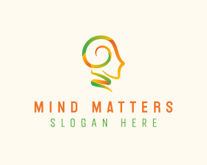 Psychologist Mind Therapy logo design