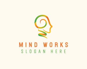 Psychologist Mind Therapy logo design