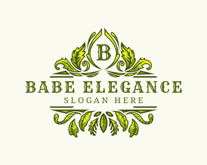 Elegant Gardening Foliage logo design