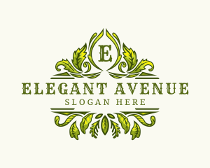 Elegant Gardening Foliage logo design