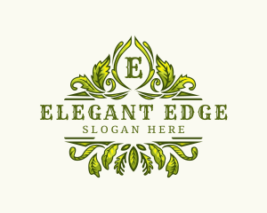 Elegant Gardening Foliage logo design