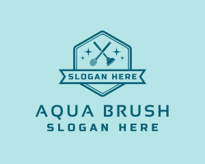 Clean Toilet Brush & Plunger logo design