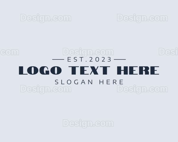 Modern Minimalist Brand Logo