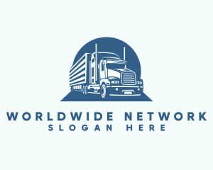 Worldwide Logistics Cargo Truck logo