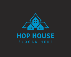 House Roof Subdivision logo design