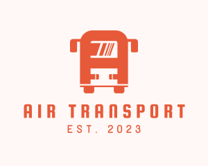 Bus Transport Letter A logo design