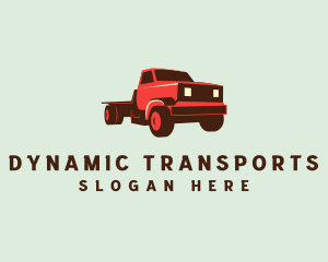 Moving Truck Transport logo design