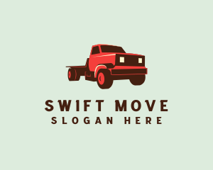 Moving Truck Transport logo design